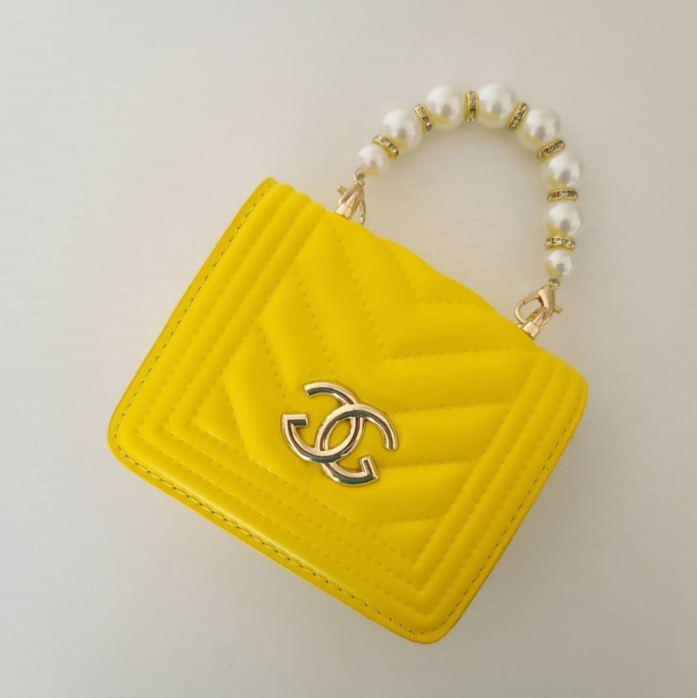 Yellow Kids Inspired Mini Purse